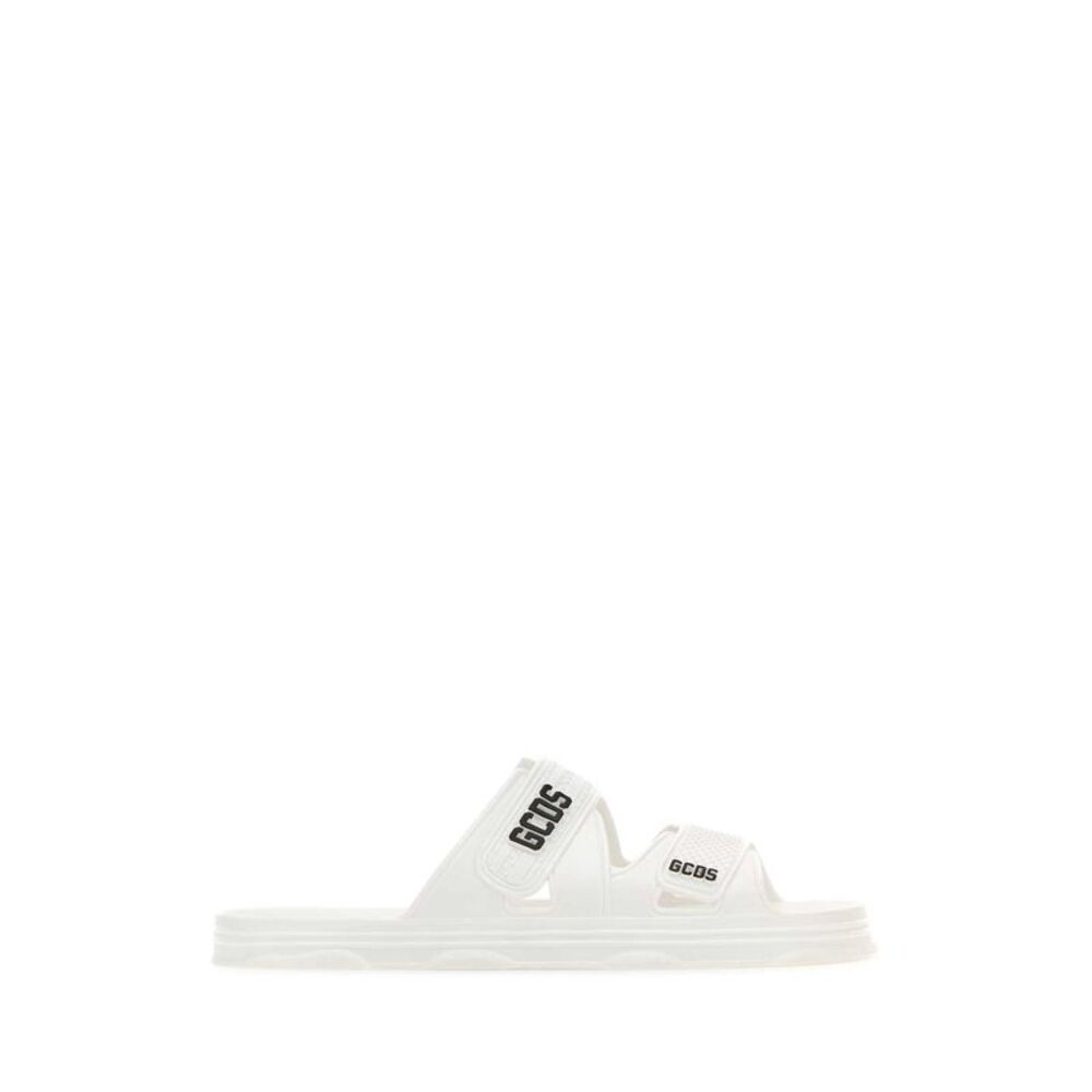 Gcds Unisex White Rubber Gcds Slippers